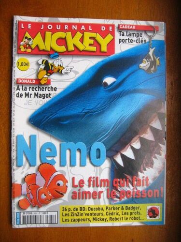 Le Journal De Mickey N° 2684 : Nemo Le Film Qui Fait Aimer Le Poisson