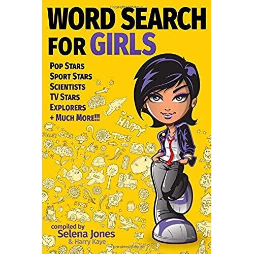 Word Search For Girls: Film, Tv, Pop Stars, Explorers, Inventors And More!