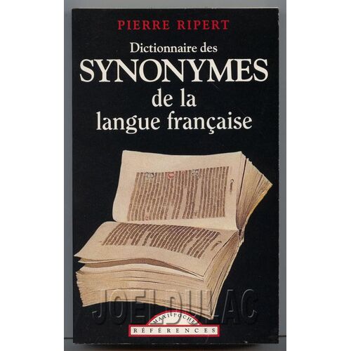 Dictionnaire Des Synonymes De La Langue Française