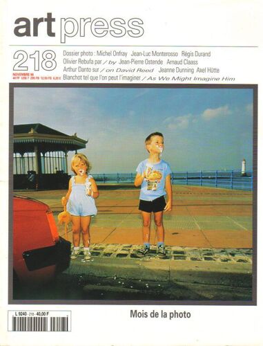 Art Press N° 218 : Régis Durand / Blanchot Tel Que L'on Peut L'imaginer