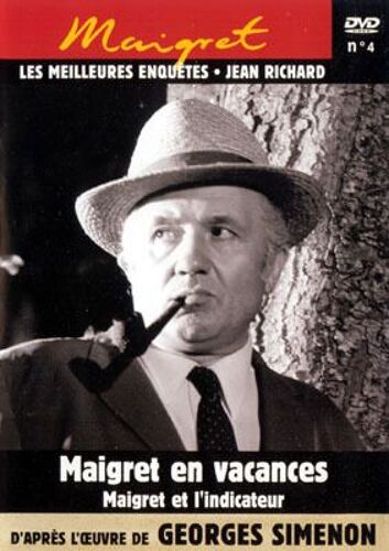 Maigret N° 4 - Serie Jean Richard - Maigret En Vacances - Maigret Et L'indicateur