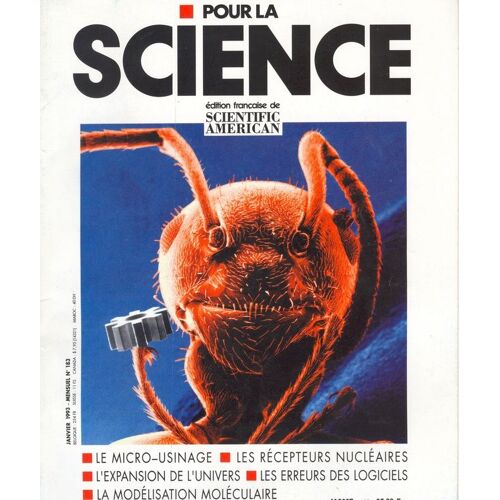 Pour La Science N° 183, Micro-Usinage - Récepteurs Nucléaires - Expansion De L'univers - Erreurs Des Logiciels - Modélisation Moléculaire - Origine Linguistique Des Amérindiens - Big Bang De...
