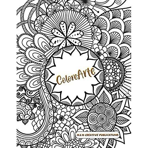 Colorearte: Libro De Adultos Para Colorear, Mandalas, Animales, Antiestres, Relajante