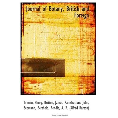 Journal Of Botany, British And Foreign