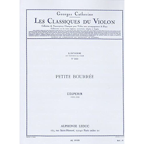 François Couperin: Petite Bourree (Classiques No.350) (Violin & Piano)