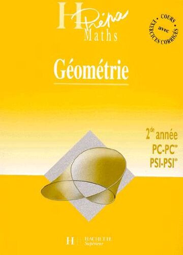 Géométrie 2ème Année Pc-Pc* Psi-Psi*