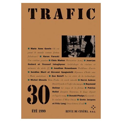 Trafic N° 30 Eté 1999
