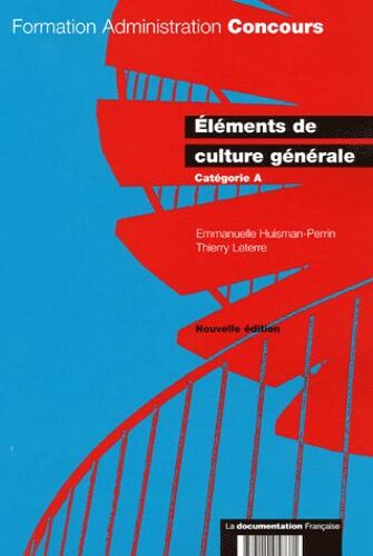 Eléments De Culture Générale - Catégorie A