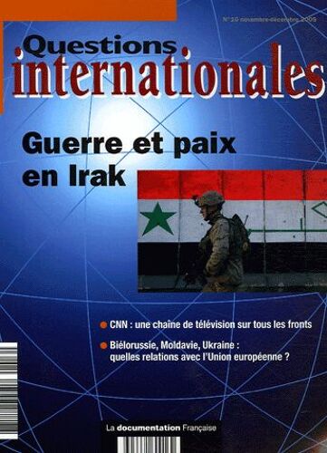 Questions Internationales N° 16, Novembre-Déce - Guerre Et Paix En Irak
