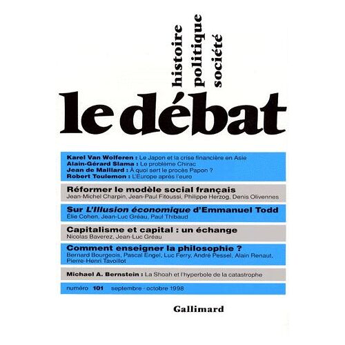 Le Debat N° 101 Septembre-Octobre 1998