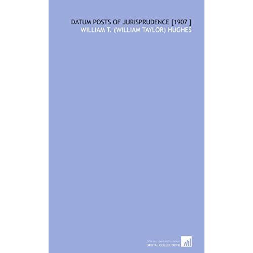 Datum Posts Of Jurisprudence [1907 ]