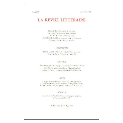 La Revue Littéraire N° 15, Juin 2005