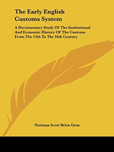The Early English Customs System