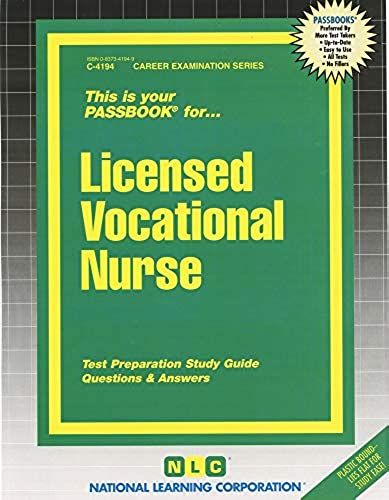 Licensed Vocational Nurse(Passbooks) (Career Examination Series)