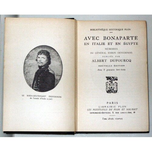 Avec Bonaparte En Italie Et En Égypte