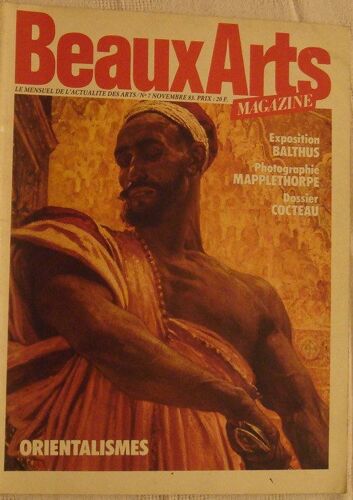 Beaux Arts Magazine  N° 7 : Hockey, Balthus, Cocteau, Mapplethorpe,Arman, Schnabel