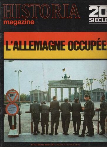 Historia Magazine, Histoire Du 20e Siecle N°182