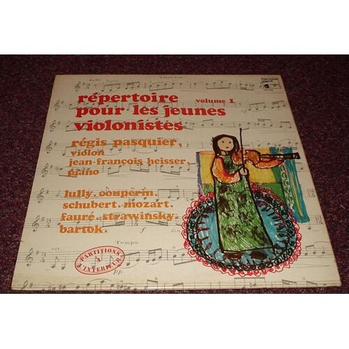Répertoire Pour Les Jeunes Violonistes Volume 1