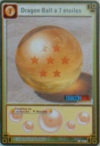 Carte Dragon Ball Starter Serie 3 N° 129 , Boule De Cristal A 7 Etoile