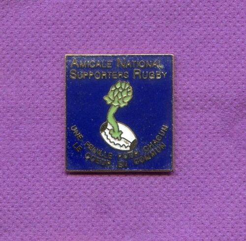 Rare Pins Rugby Amicale National Supporters Egf M197
