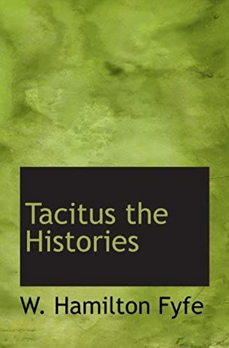 Tacitus The Histories
