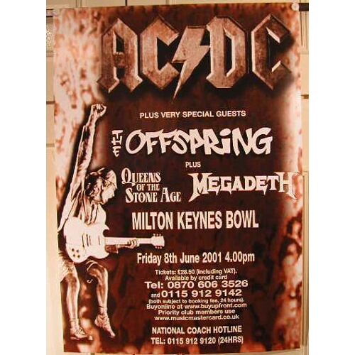 Ac/Dc - Affiche Musique / Concert / Poster