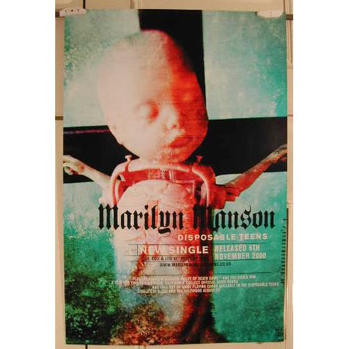 Manson Marilyn - Double Face E0679 - Affiche Musique / Concert / Poster