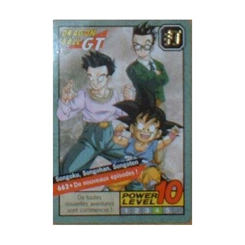 Dragon Ball Z Power Level Gt N° 662