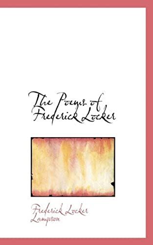 The Poems Of Frederick Locker
