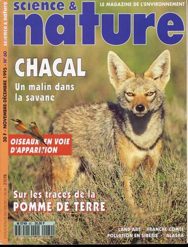 Science Et Nature Le Magasine De L'environnement  N° 60 : Chacal Un Malin Dans La Savane