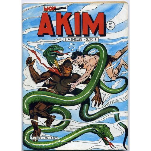 Akim  N° 594 : (Akim: Retour De L'invisible - Prince Des Mers: L'île Des Algues - Klip Et Klop: Le Défi Insensé)