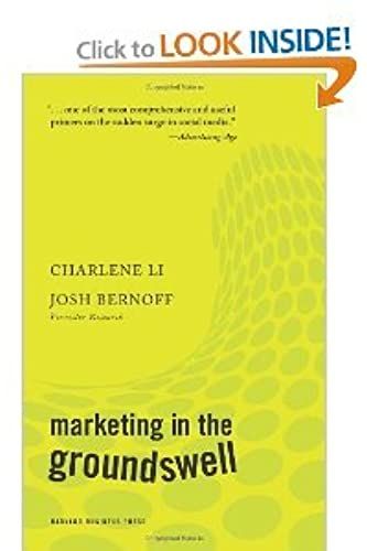 Marketing In The Groundswell