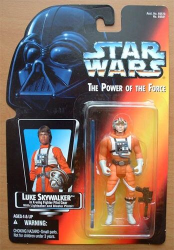 Star Wars - Figurine - Luke Skywalker X-Wing Pilot Rare Sabre Long - Blister Us Orange