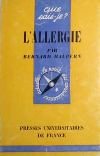 Que Sais-Je? 1201 : L'allergie
