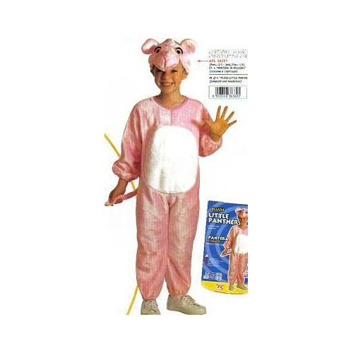 Costume Deguisement  Enfant Panthere Rose Peluche Avec Coiffe 2/3ans