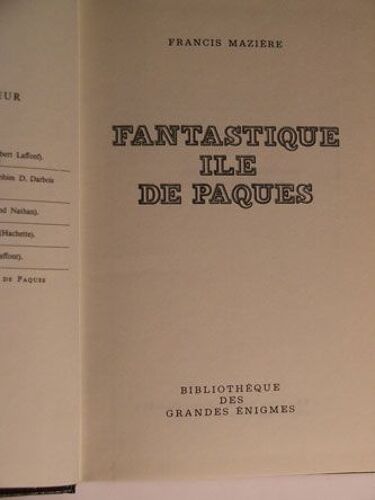 Fantastique Ile De Paques