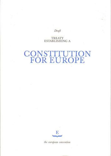 Treaty Establishing A Constitution For Europe