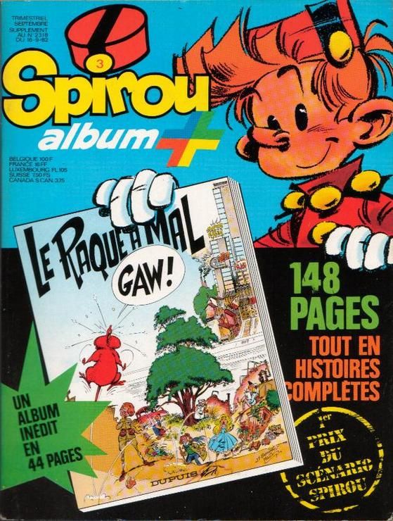 Album Spirou 3 pas cher - Meilleures offres neuf et occasion