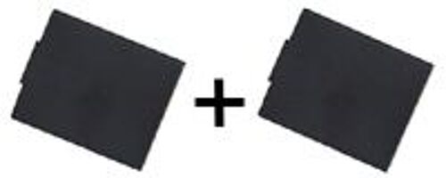 Pack de 2 batteries équivalentes Panasonic DMW-BCA7 / CGA-S001