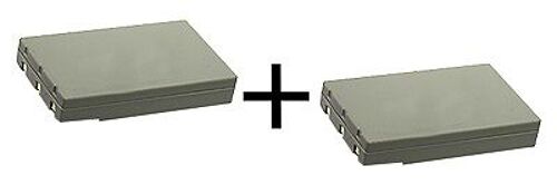 Pack de 2 batteries équivalentes Konica Minolta DR-LB4/ NP-600