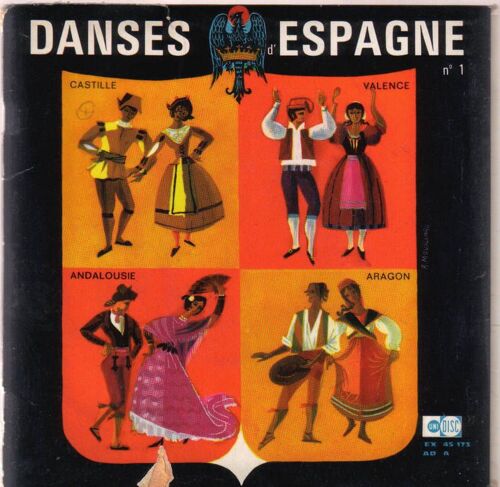 Danses D'espagne N° 1 (Danses Et Airs Flamenco Extraits D'alborada Flamenca) -  45 Tours Longue Durée
