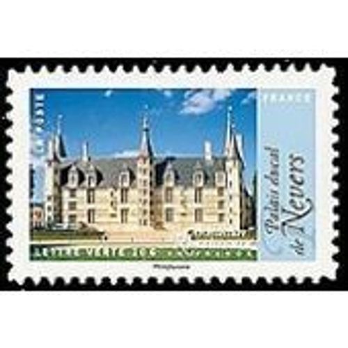 Timbre Oblitéré Palais Ducal De Nevers De La Série Architecture Et Renaissance En France Année 2015 - N°1110 Aa Yvert Et Tellier