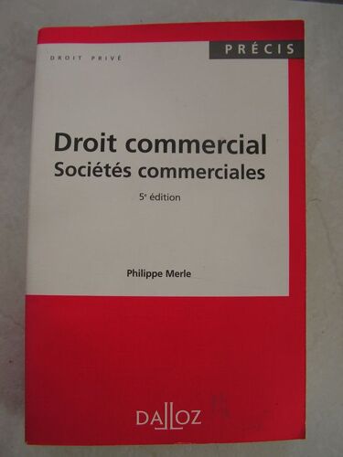 Droit Commercial Societes Commerciales - 5ème Édition