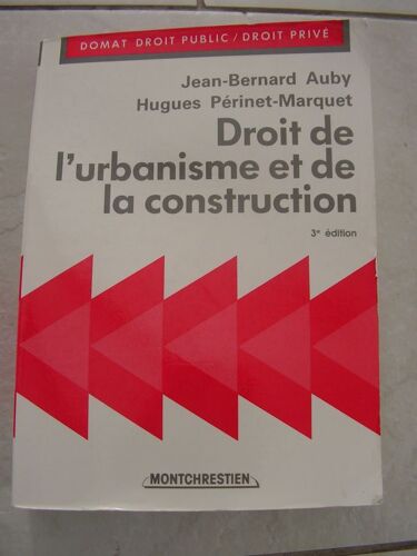Droit De L'urbanisme Et De La Construction