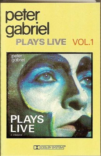 Peter Gabriel K7 Audio "Plays Live " (Vol.1)