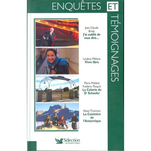 Enquetes Et Témoignages