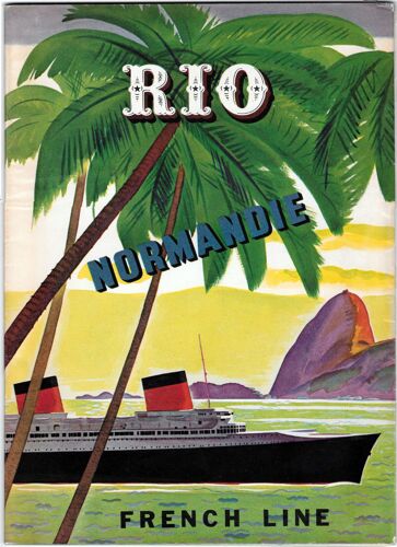 Affiche Rio Normandie French Line