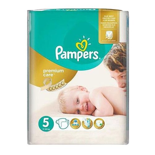 Pack 30 Couches Pampers Premium Care Taille 5 Junior (11-18-Kg)
