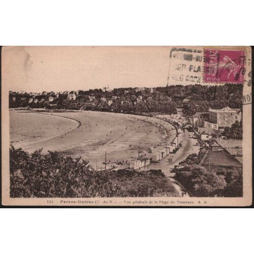 Perros-Guirec - Vue Générale De La Plage De Trestraou