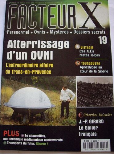 Facteur X N° 19 : Atterrisage D'un O.V.N.I.